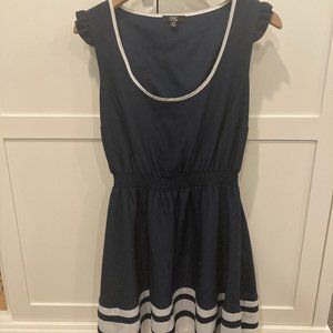 Navy A-Line Dress
